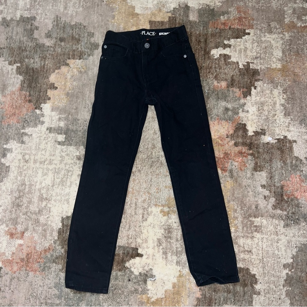The Childrens Place Black Skinny Denim Jeans Kids Infant Children Size 10
